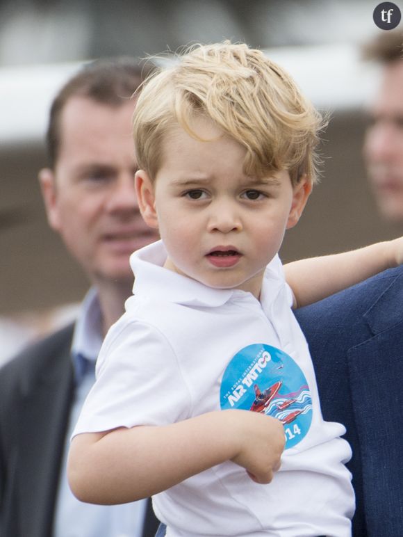 Kate Middleton, Le prince William, et leur fils le prince George assistent au Royal International Air Tattoo à Gloucester le 8 juillet 2016