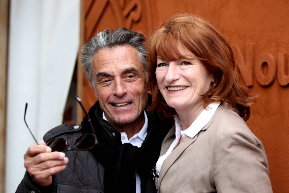 Gérard Holtz et sa femme Muriel Mayette