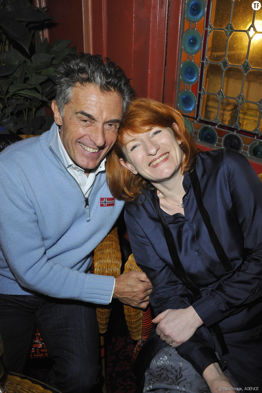 Gérald Holtz et sa femme Muriel Mayette