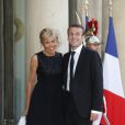 Emmanuel Macron et Brigitte Trogneux en marche vers l'Elysée