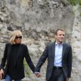 Emmanuel Macron et sa femme Brigitte Trogneux