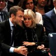 Emmanuel Macron et sa femme Brigitte Macron