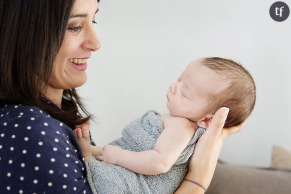 Jeune maman avec son bébé