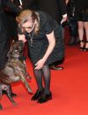 Carrie Fisher et Gary sur le tapis rouge du Festival de Cannes en mai 2016