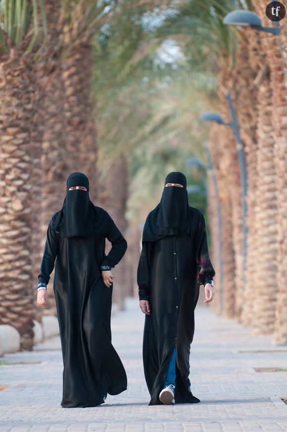 Des Saoudiennes en niqab