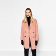  Manteau rose poudré Zara, 99,95€ 