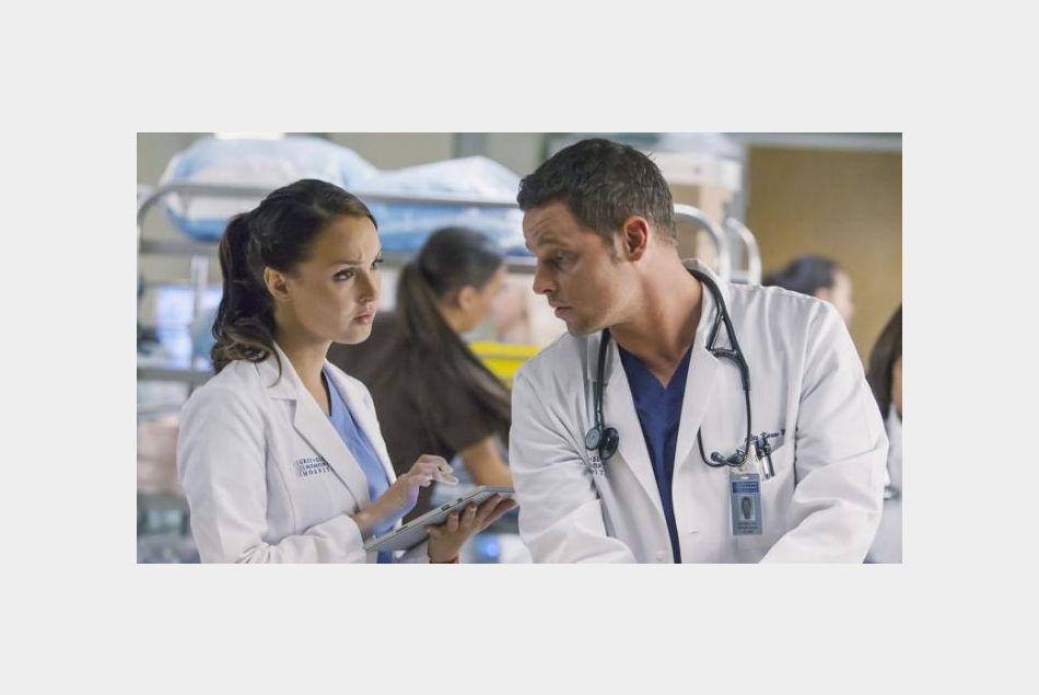 Jo et Alex dans la saison 13 de "Grey's Anatomy"