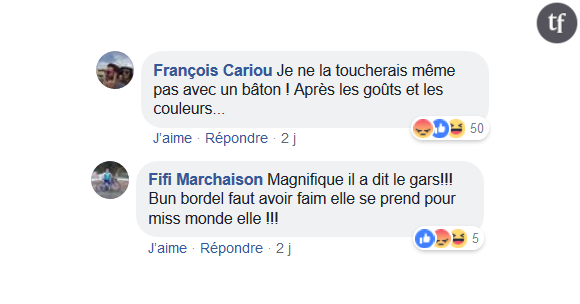 Capture d'écran des commentaires sous la vidéo de BFMTV.