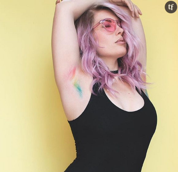 Unicorn Armpit Hair, des poils arc-en-ciel