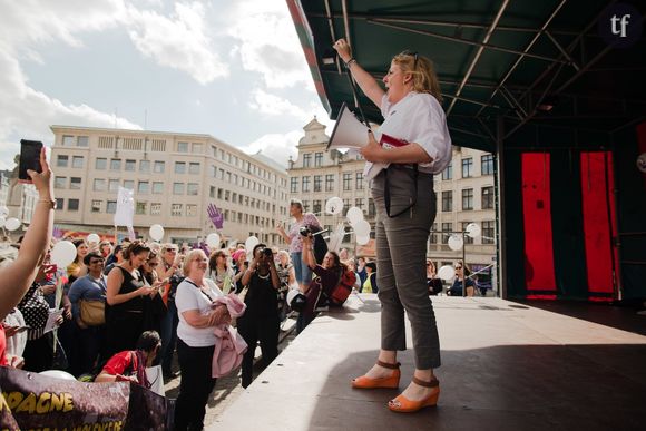 Manifestations féministes à Bruxelles le 8 juin 2017