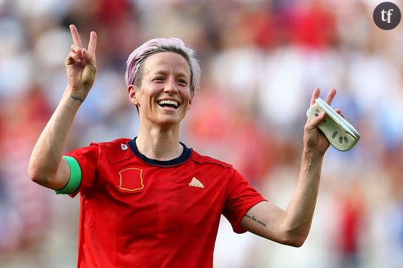 Megan Rapinoe, la footballeuse qui tacle Trump. Getty Images.