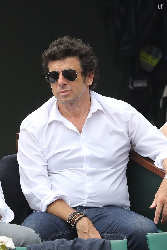 Patrick Bruel dans de Roland Garros à Paris, le 10 juin 2018.