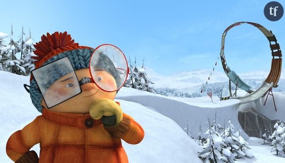 François les lunettes dans "La Bataille Géante de Boules de Neige 2"