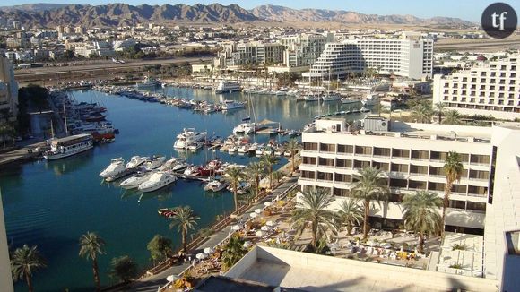 Port d'Eilat en Israël où une adolescente de 16 ans a été violée par une trentaine d'hommes