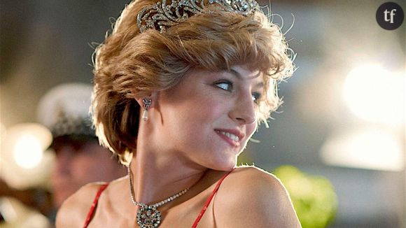 Emma Corrin en Diana dans "The Crown"