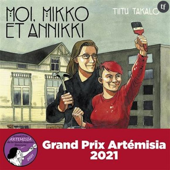 "Moi, Mikko et Annikki" de la Finlandaise Tiitu Takalo, couronnée par le prix Artémisia de la bande dessinée.