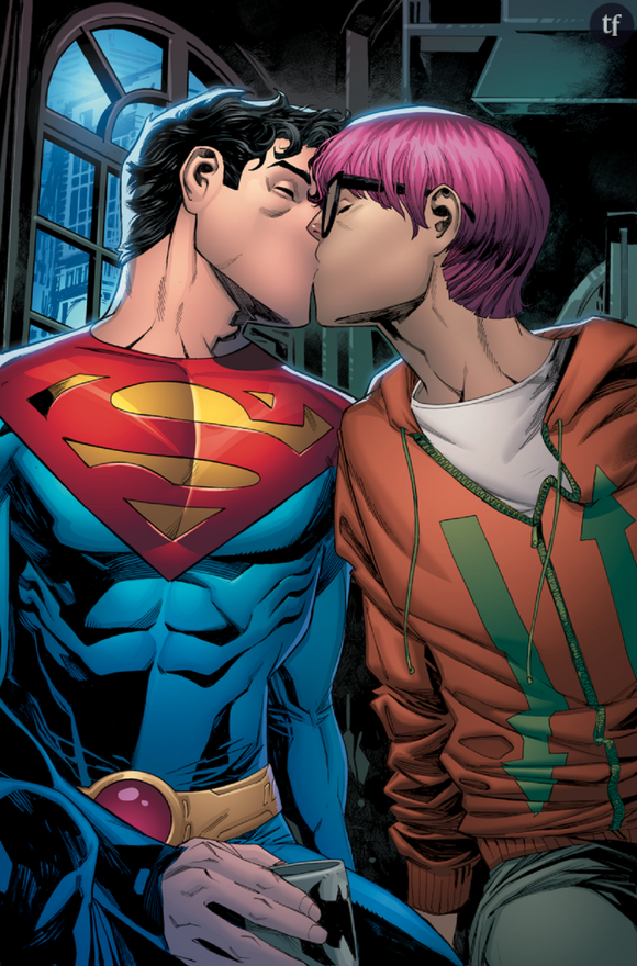 Le nouveau Superman est bisexuel. [Illustration : Twitter - John Timms - DC Comics France]