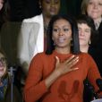  Michelle Obama pendant son discours du 6 janvier 2017 à Washington 