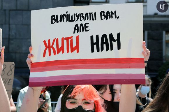Mobilisation pour l'adoption d'une loi anti-discrimination. Kyiv, 2021.