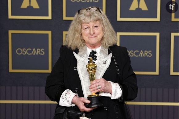 Jenny Beavan, lors des Oscars 2022.