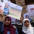  Manifestation solidaire des journalistes de Gaza après la mort de la journaliste d'Al Jazeera Shireen Abu Akleh le 11 mai 2022 