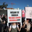  Marche de soutien à Mirela Cavajda et au droit à l'avortement à Zagreb en Croatie le 12 mai 2022 