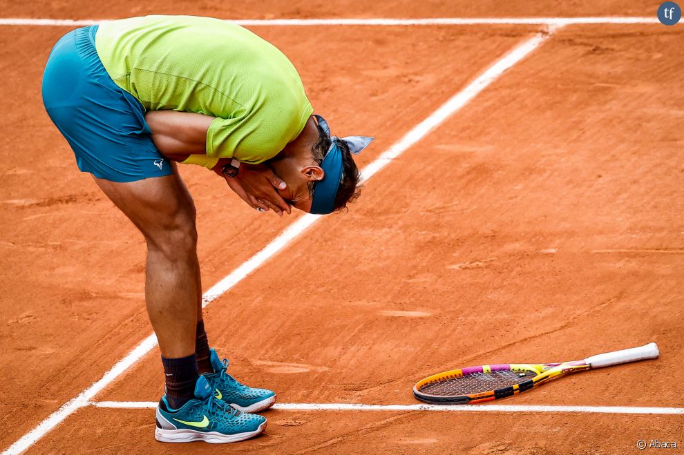Rafael Nadal lors de la finale de Roland-Garros, le 5 juin 2022.