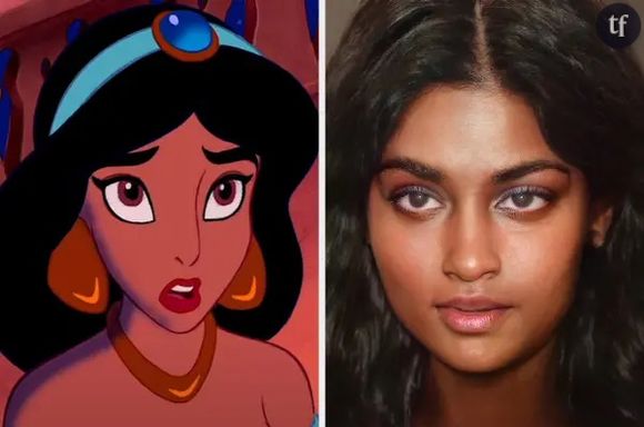 Jasmine (Aladdin) dans la vraie vie imaginée par l'intelligence artificielle