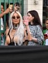 Kim Kardashian et sa fille North à la Fashion Week de Paris, 2022