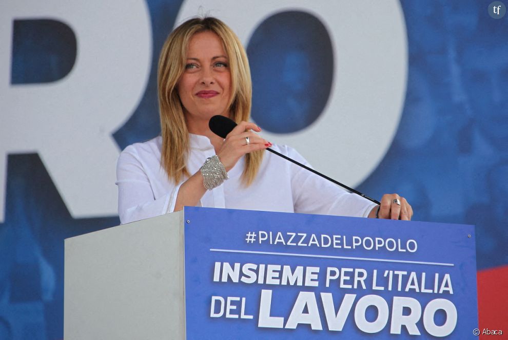Giorgia Meloni élue en Italie