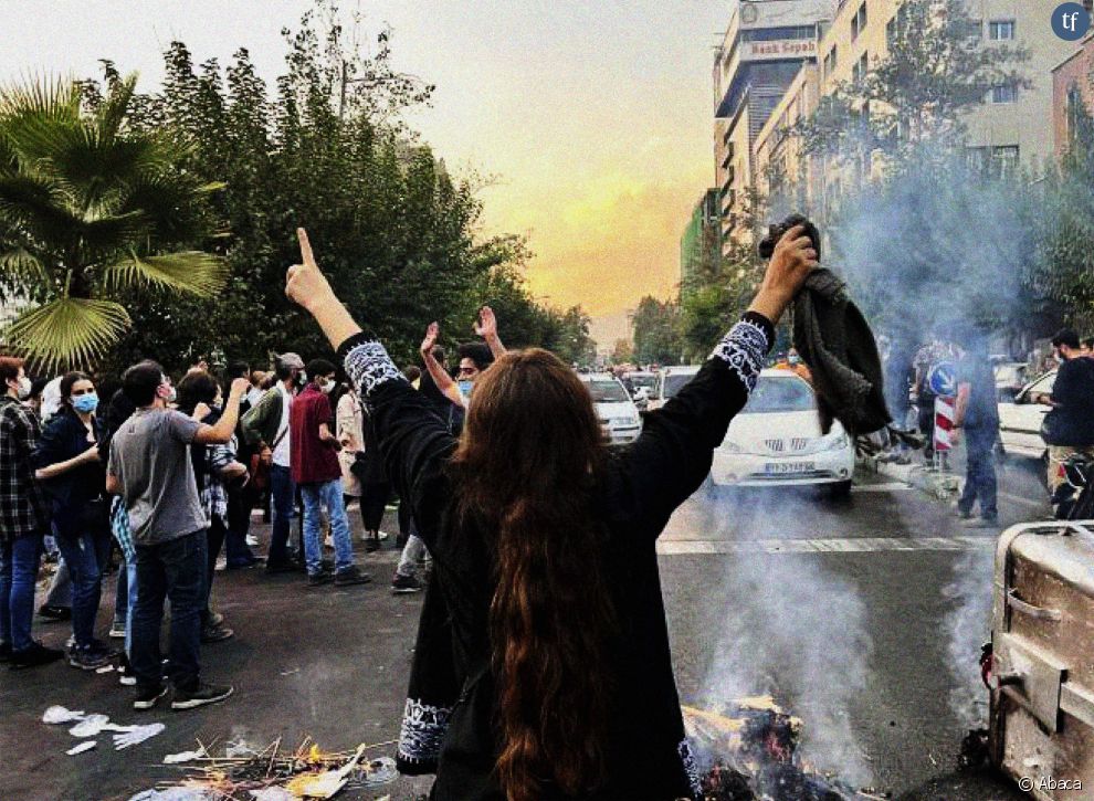 Manifestation en Iran après la mort de  Mahsa Amini à Téhéran 