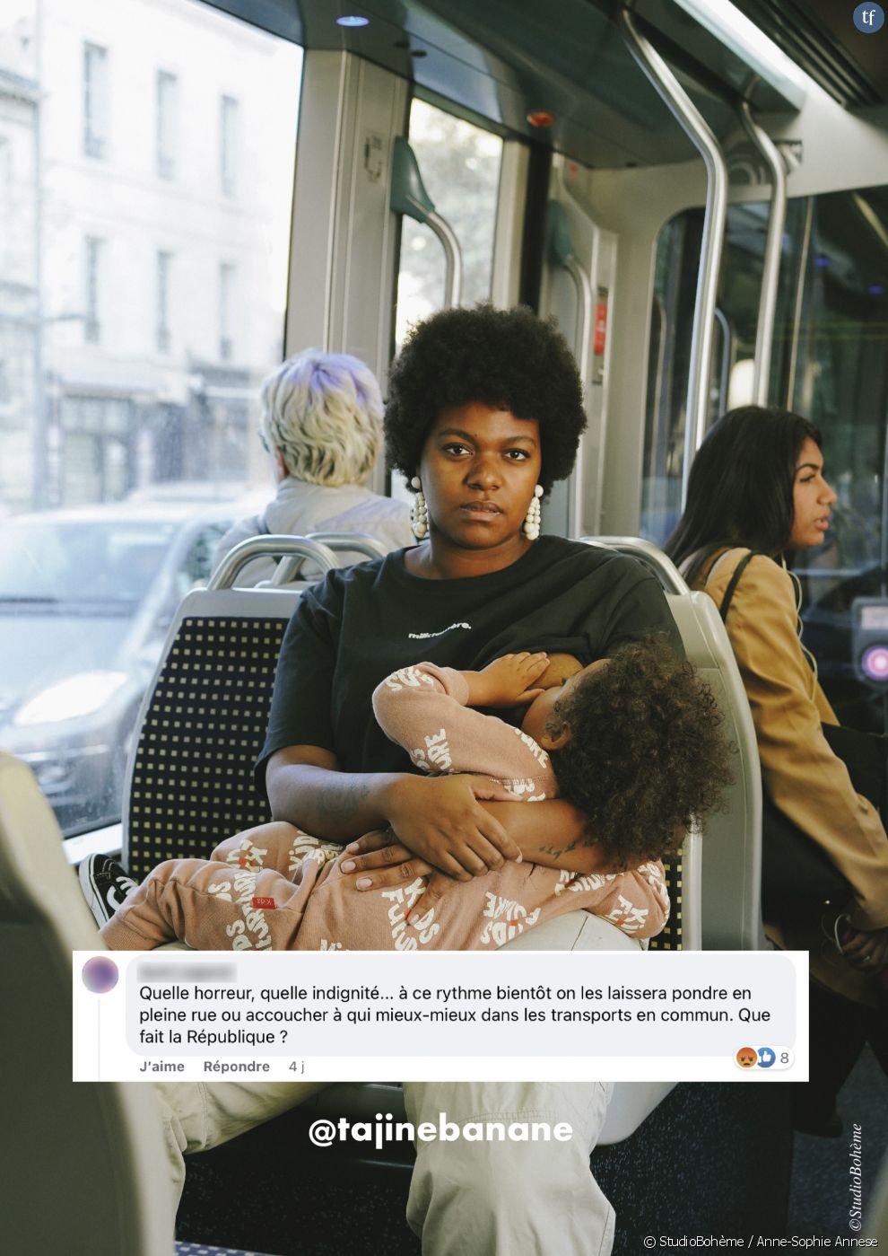 A l&#039;occasion de la semaine mondiale de l&#039;allaitement maternel, la marque de vêtements Tajinebanane lance une campagne choc