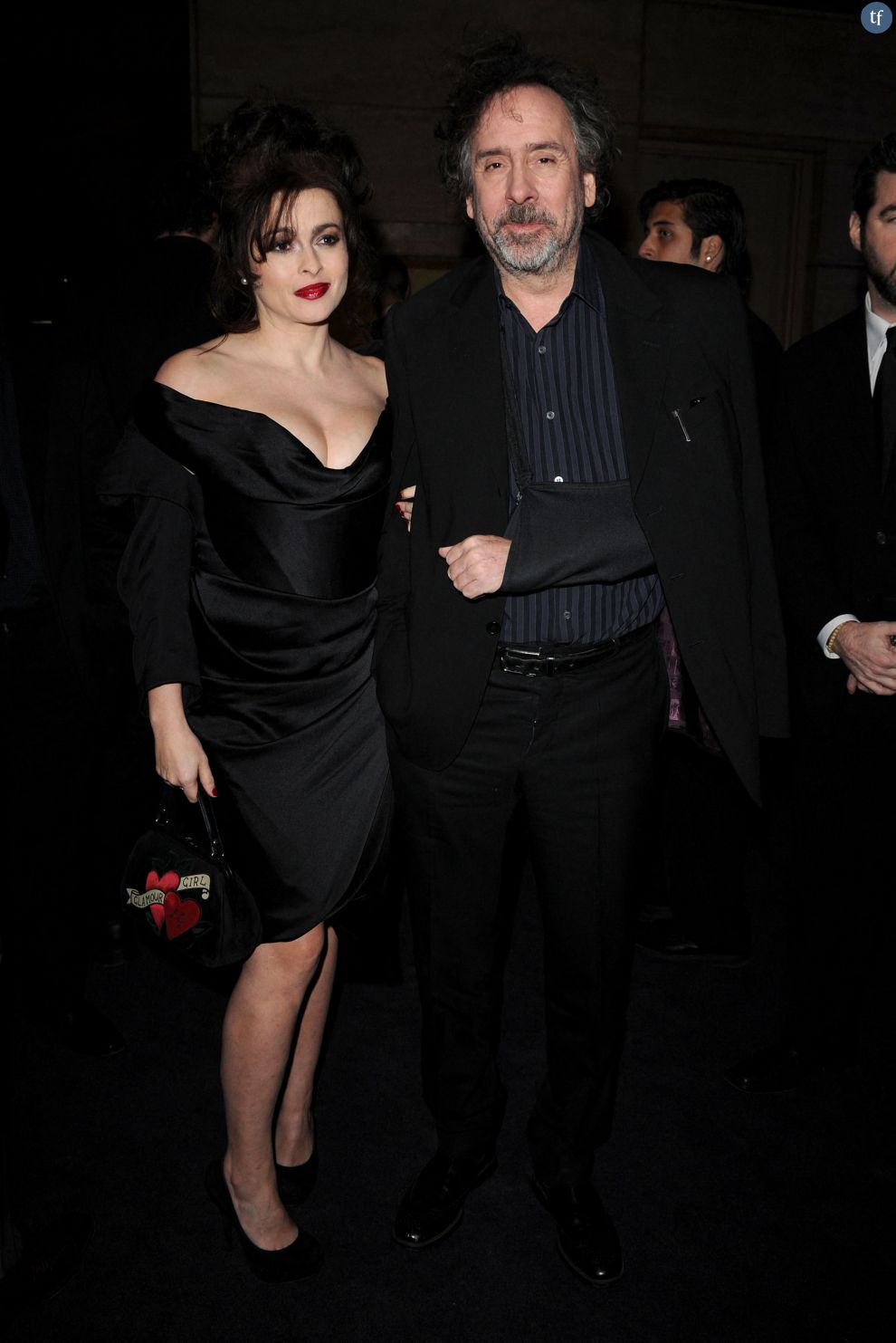  Helena Bonham Carter et Tim Burton, couple qui vivait séparément (ici en janvier 2013)  