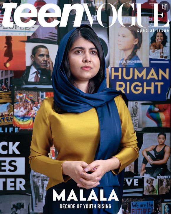 "Teen Vogue" célèbre les jeunes militantes en couronnant "Malala".