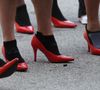 Le principe est limpide : des mecs défilent en talons aiguilles afin de dénoncer les violences sexuelles et de renverser les stéréotypes de genre.
Photo by Bill Greenblatt/UPI/ABACAPRESS.COM