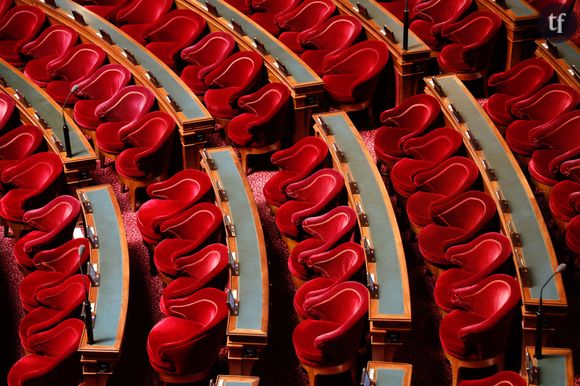 Le Sénat vient d'adopter en commission une proposition de loi afin d'interdire l'écriture inclusive. Et ce à travers un texte défendu par la sénatrice LR Pascale Gruny.
A view of the assembly room at the Palais du Luxembourg, home of the French Senate on May 3, 2023 in Paris, France. Photo by Jean-Bernard Vernier/JBV News/ABACAPRES.COM