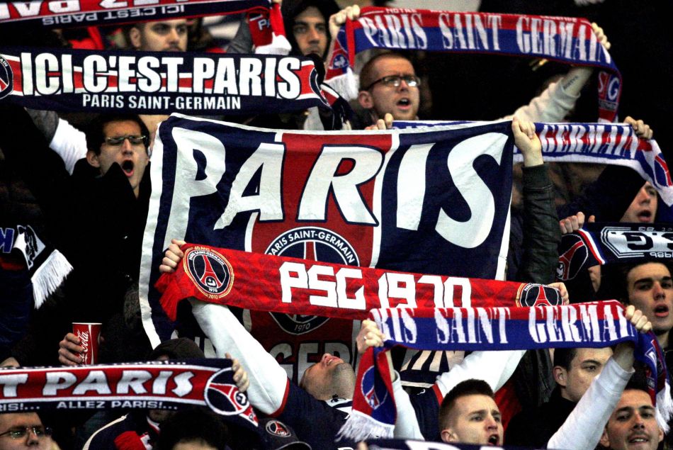 Des supporters du PSG.