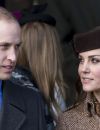 Le prince William et Kate lors de la messe de Noël