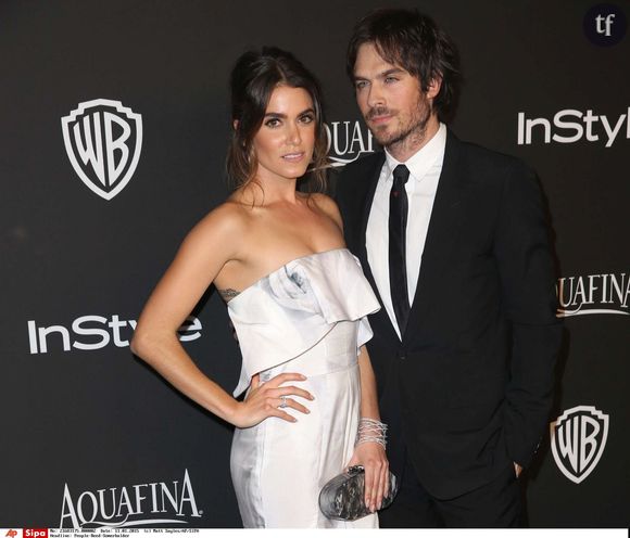 Nikki Reed et Ian Somerhalder aux Golden Globes 2015