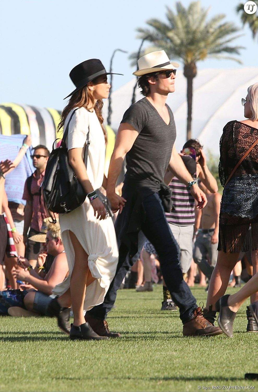 Ian Somerhalder et Nikki Reed à Coachella 2015