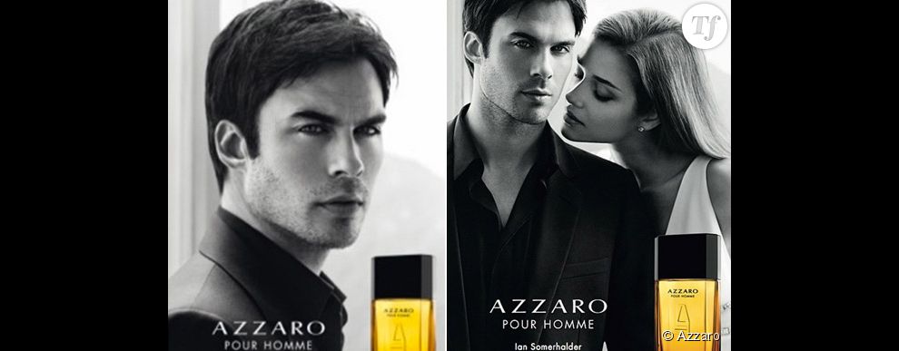 Ian Somerhalder, égérie du parfum &quot;Azzaro pour homme&quot;