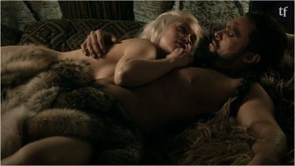 Khaleesi et Khal Drogo dans "Game of Thrones"