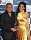 George Clooney et sa femme  Amal Clooney posent pour les photographes le 25 mai 2015. 