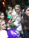 Lily-Rose et ses amies lors de son anniversaire