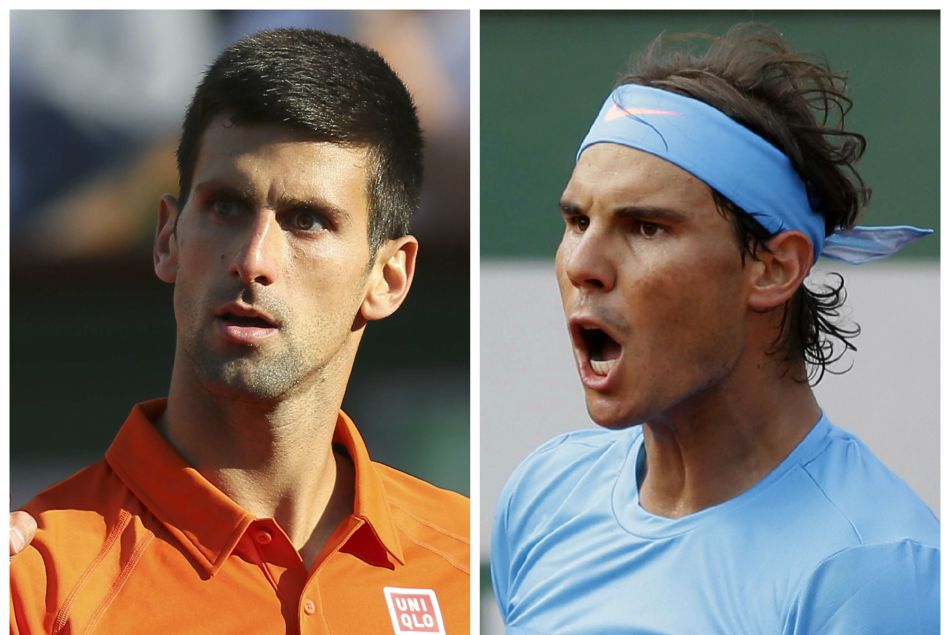 Djokovic (à gauche) défie Nadal, nonuple vainqueur de Roland-Garros, en quart de finale, ce mercredi 3 juin.