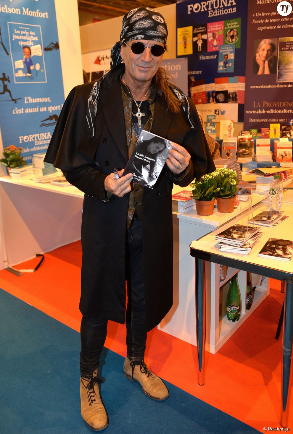 Francis Lalanne au 35ème salon du livre en 2015