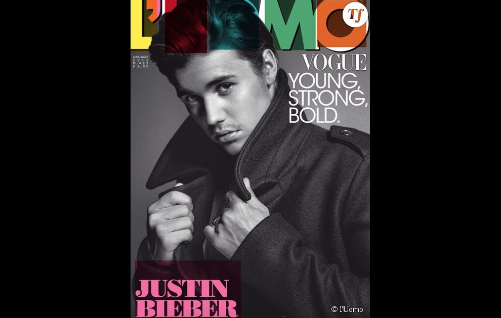 Justin Bieber en couverture du magazine l&#039;Uomo Vogue