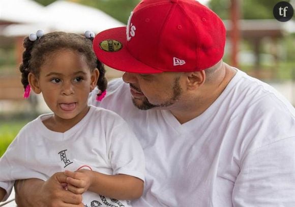 Khari Touré et sa plus jeune fille Maya