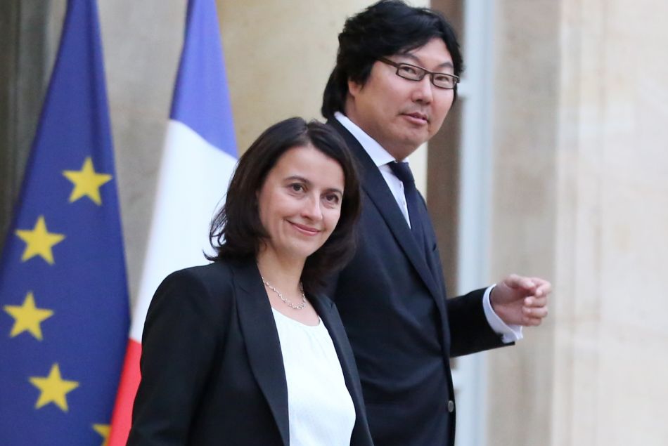 Cécile Duflot et Jean-Vincent Placé en septembre 2013 à l'Elysée