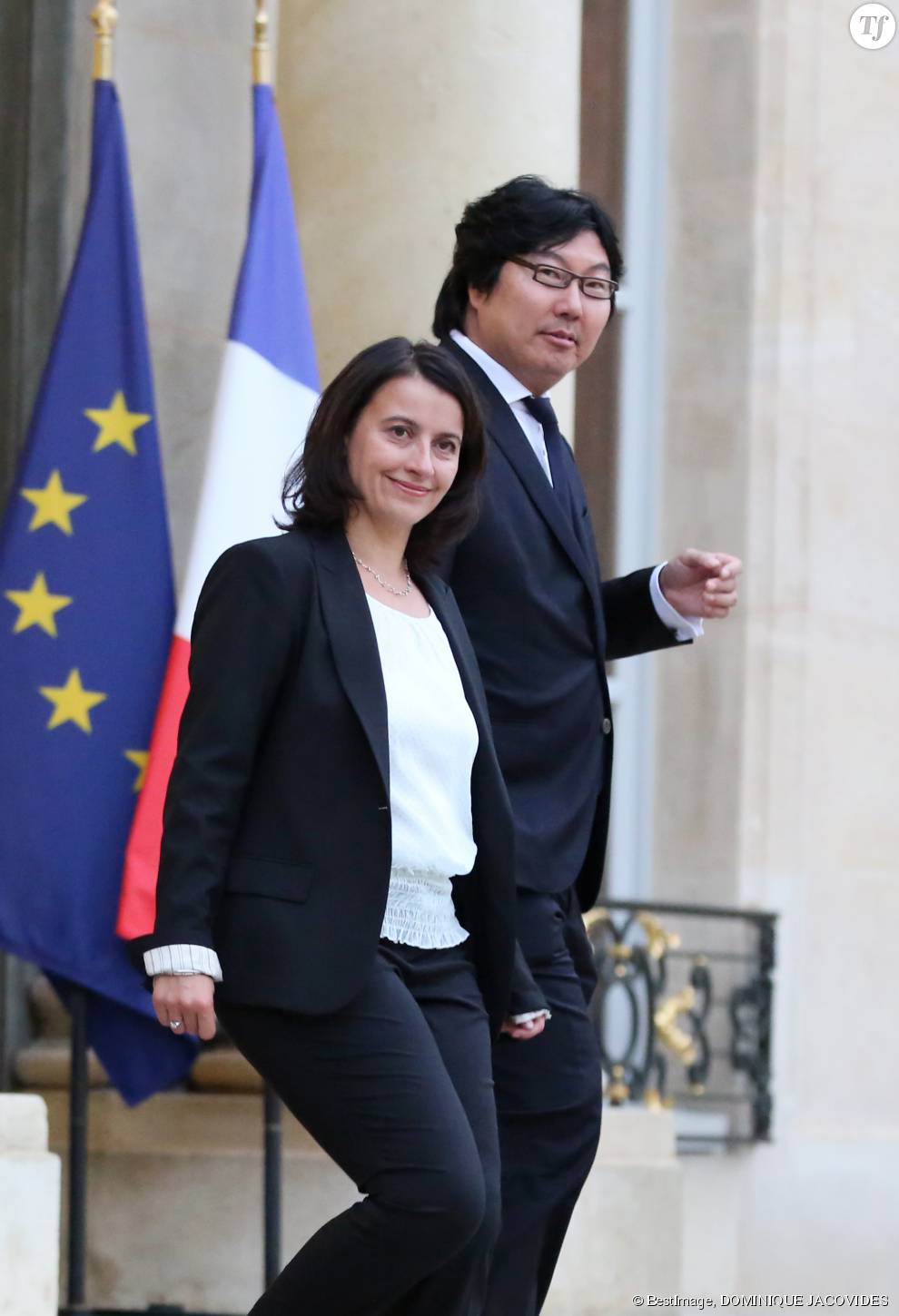 Cécile Duflot et Jean-Vincent Placé en septembre 2013 à l&#039;Elysée